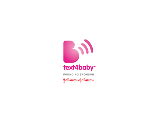 text 4 baby logo